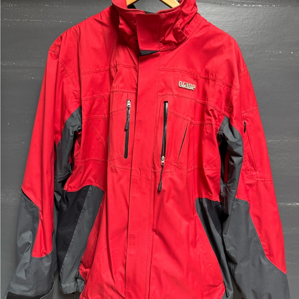 Orage Men's Red and Gray Performance Jacket
